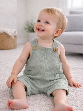 NWT Carter’s Little Planet Baby Boy Romper 9 Months Organic Cotton Shortall